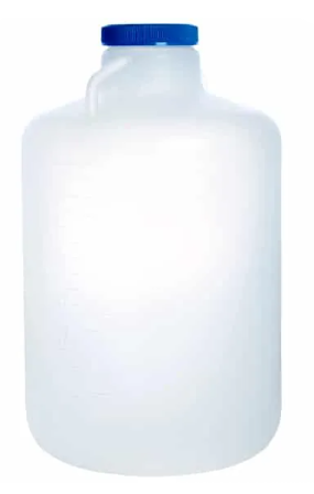 Wide Mouth Carboy, PP, Capacity, lt-10 LTS, Mouth Diameter, mm-76, Height, mm-378, No. Per Case-1